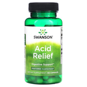 Swanson Acid Relief 60 Capsules 087614027777