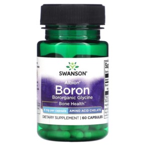 Swanson Albion Boron 6 mg 60 Capsules 087614210285