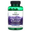 Swanson Albion Magnesium & Calcium with Vitamins D3 & K2 90 Veggie Capsules 087614028033