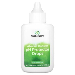 Swanson Alkaline Booster pH Protector Drops 1.25 fl oz (37.5 ml) 087614100098