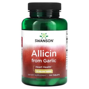 Swanson Allicin From Garlic 12 mg 100 Tablets 087614090214