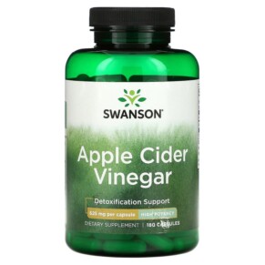 Swanson Apple Cider Vinegar 625 mg 180 Capsules 087614022925