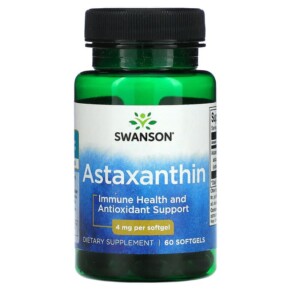 Swanson Astaxanthin 4 mg 60 Softgels 087614027302