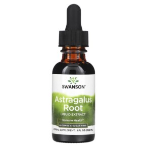 Swanson Astragalus Root Liquid Extract Alcohol & Sugar Free 1 fl oz (29.6 ml) 087614112169