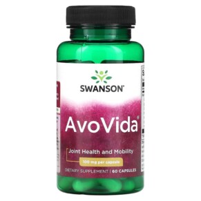 Swanson AvoVida 100 mg 60 Capsules 087614021942