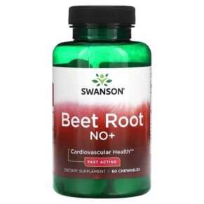 Swanson Beet Root NO+ 60 Chewables 087614028958