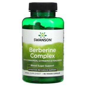 Swanson Berberine Complex 90 Veggie Capsules 087614116297