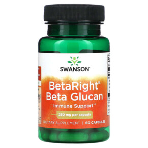 Swanson BetaRight Beta Glucan 250 mg 60 Capsules 087614021874