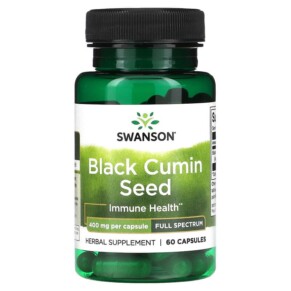 Swanson Black Cumin Seed Full Spectrum 400 mg 60 Capsules 087614113616