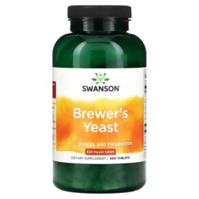 Swanson Brewer's Yeast 500 mg 500 Tablets 087614018355