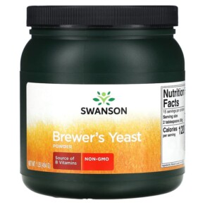 Swanson Brewer's Yeast Powder 1 lbs (454 g) 087614115627