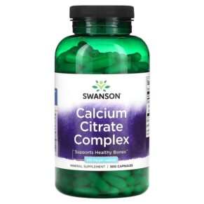 Swanson Calcium Citrate Complex 250 mg 300 Capsules 087614111100