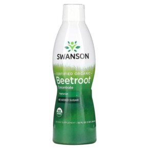 Swanson Certified Organic Beetroot Concentrate 32 fl oz (946 ml) 087614241999