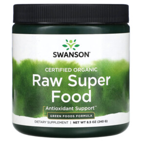 Swanson Certified Organic Raw Super Food 8.5 oz (240 g) 087614060705