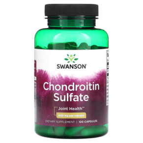 Swanson Chondroitin Sulfate 600 mg 120 Capsules 087614113845