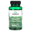 Swanson Cinnamon & Chromium 60 Veggie Capsules 087614116839