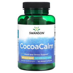 Swanson CocoaCalm 500 mg 120 Veggie Capsule 087614027432