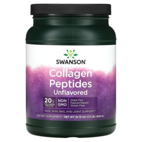 Swanson Collagen Peptides Unflavored 20 g 1.2 lb (560 g) 087614118338