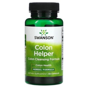 Swanson Colon Helper Colon Cleansing Formula 60 Capsules 087614117614