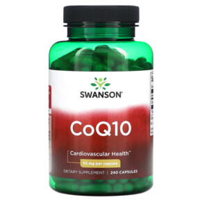 Swanson CoQ10 30 mg 240 Capsules 087614017617