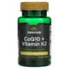 Swanson CoQ10 + Vitamin K2 60 Softgels 087614210698
