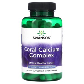 Swanson Coral Calcium Complex 90 Capsules 087614022239