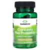 Swanson Cranberry Plus Probiotics 5 Billion CFU 60 Veggie Embo Caps 087614190310