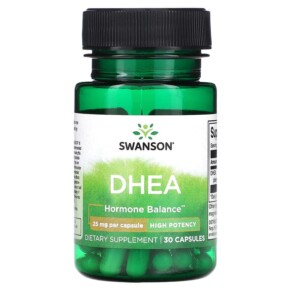 Swanson DHEA High Potency 25 mg 30 Capsules 087614112442