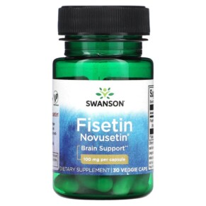 Swanson Fisetin Novusetin 100 mg 30 Veggie Caps 087614027074