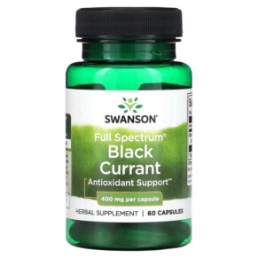 Swanson Full Spectrum Black Currant 400 mg 60 Capsules 087614112725