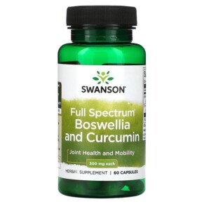 Swanson Full Spectrum Boswellia and Curcumin 300 mg 60 Capsules 087614113203