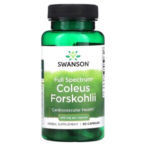 Swanson Full Spectrum Coleus Forskohlii 400 mg 60 Capsules 087614114286
