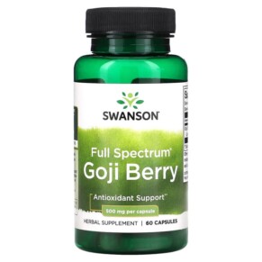 Swanson Full Spectrum Goji Berry 500 mg 60 Capsules 087614111155