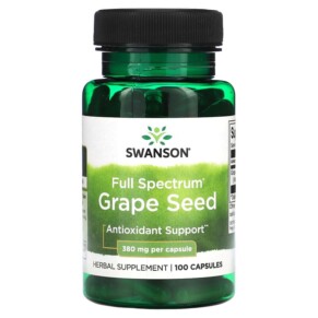 Swanson Full Spectrum Grape Seed 380 mg 100 Capsules 087614110073