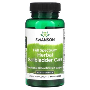 Swanson Full Spectrum Herbal Gallbladder Care 60 Capsules 087614114927
