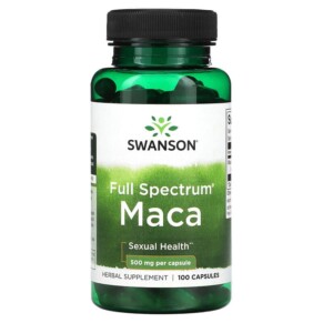 Swanson Full Spectrum Maca 500 mg 100 Capsules 087614019611