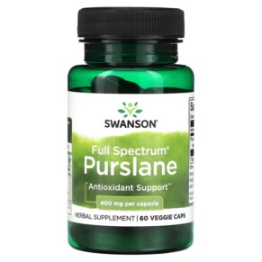 Swanson Full Spectrum Purslane 400 mg 60 Veggie Caps 087614116129