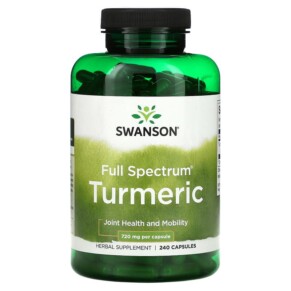 Swanson Full Spectrum Turmeric 360 mg 240 Capsules 087614110752