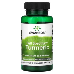 Swanson Full Spectrum Turmeric 750 mg 60 Veggie Embo Caps AP 087614114897