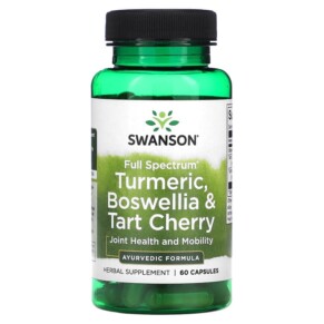 Swanson Full Spectrum Turmeric Boswellia & Tart Cherry 60 Capsules 087614115924