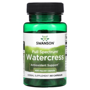 Swanson Full Spectrum Watercress 400 mg 60 Capsules 087614115801