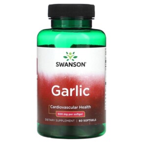 Swanson Garlic 500 mg 60 Softgels 087614090269