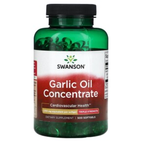 Swanson Garlic Oil Concentrate 1.500 mg 500 Softgels 087614014029