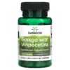 Swanson Ginkgo with Vinpocetine Standardized 60 Capsules 087614140742