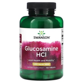 Swanson Glucosamine HCI 1.500 mg 100 Tablets 087614018423