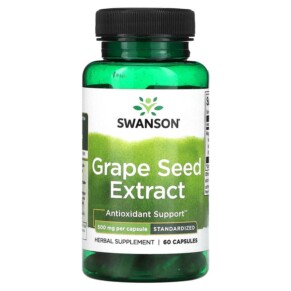 Swanson Grape Seed Extract Standardized 500 mg 60 Capsules 087614140933