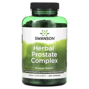 Swanson Herbal Prostate Complex with Saw Palmetto Pygeum and Stinging Nettle 200 Capsules 087614116846