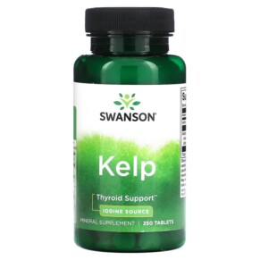 Swanson Kelp 250 Tablets 087614117454