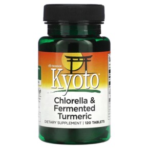 Swanson Kyoto Chlorella & Fermented Turmeric 120 Tablets 087614180069