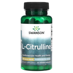 Swanson L-Citrulline 850 mg 60 Veggie Capsules 087614028972